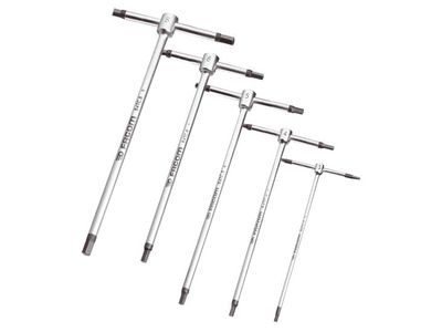 Facom FCM84TCJE5 T-Handle Metric Hexagon Key Set, 5 Piece