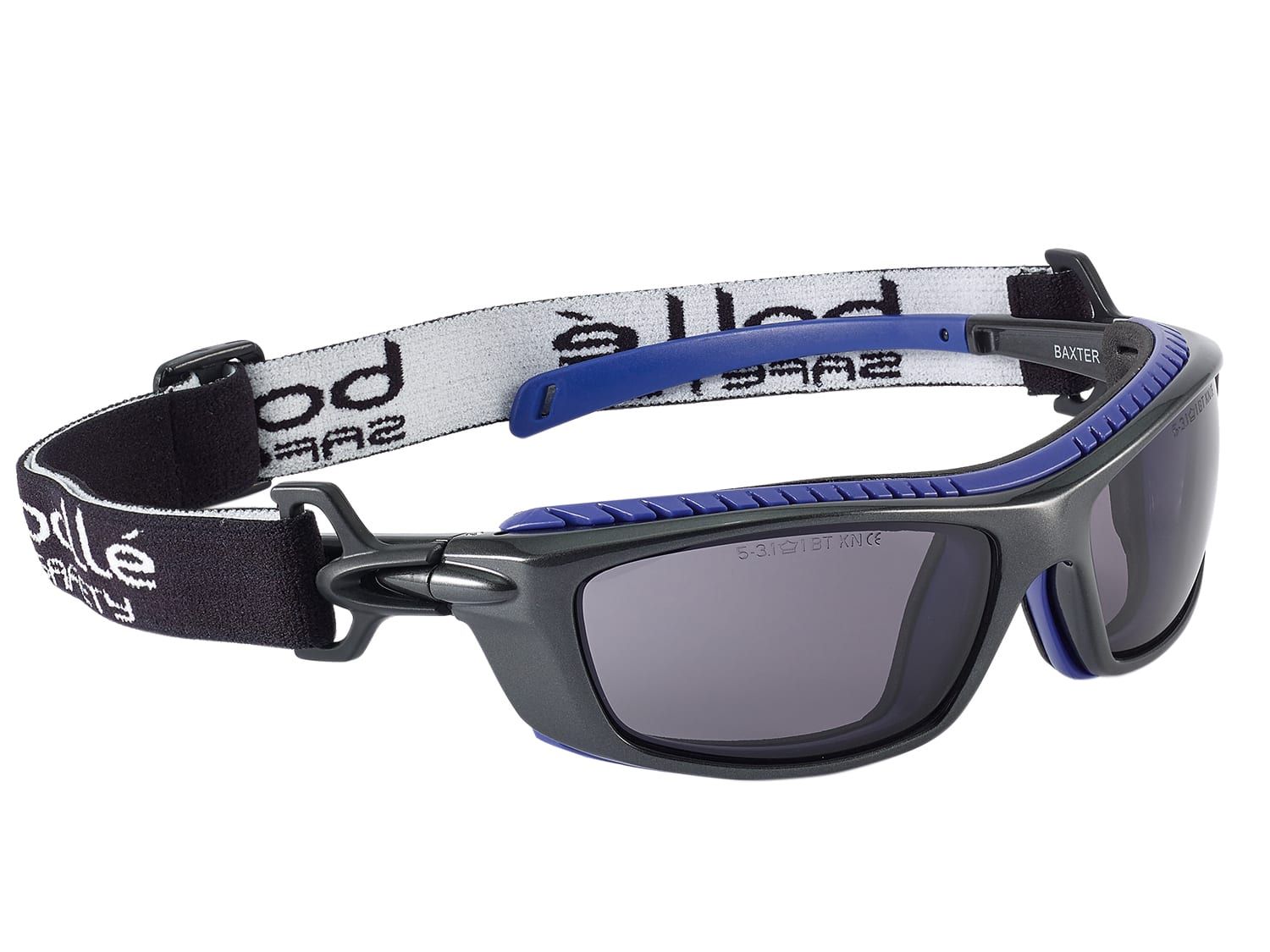 Bolle Safety BOLBAXPSF BAXTER PLATINUM Safety Goggles - Smoke