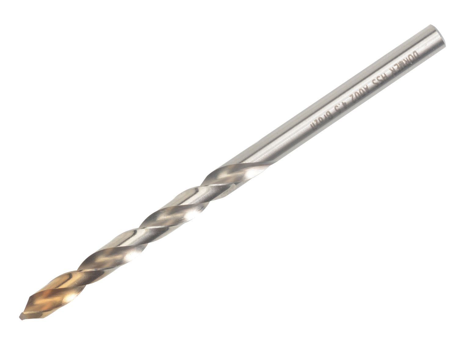 Dormer DOR450TIN A002 HSS-TiN Coated Jobber Drill 4.50mm OL:80mm WL:47mm
