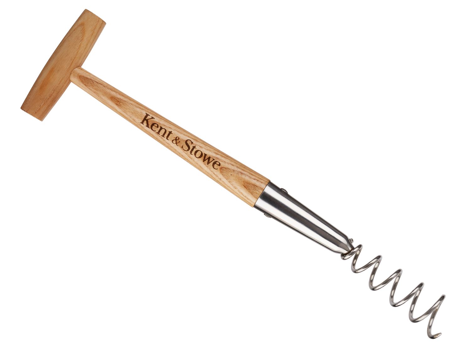 Kent &amp; Stowe K/S70100628 Stainless Steel Hand Corkscrew Weeder, FSC