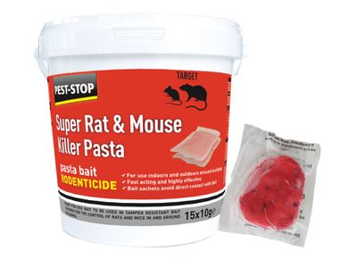Pest-Stop (Pelsis Group) PRCPSSA06 Super Rat &amp; Mouse Killer Pasta Bait