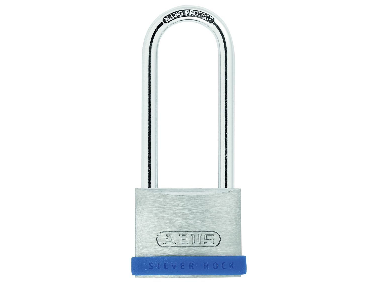 ABUS Mechanical ABUKA80882 40mm Silver Rock™ 5 Padlock Long Shackle 63mm Keyed Alike