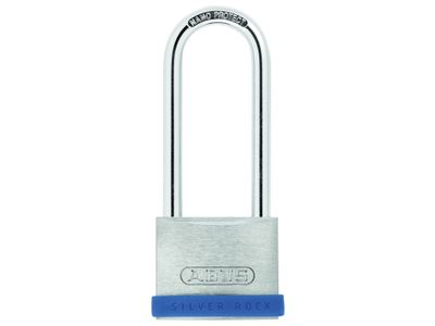 ABUS Mechanical ABUKA80882 40mm Silver Rock™ 5 Padlock Long Shackle 63mm Keyed Alike