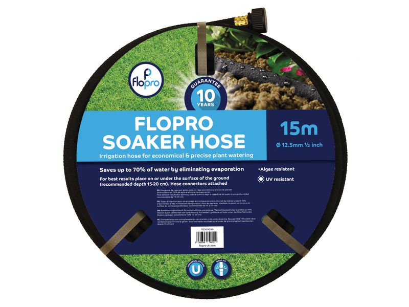 Flopro FLO70300036 Flopro Soaker Hose 15m 12.5mm (1/2in) Diameter