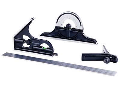 Moore &amp; Wright MAW52101 MW521-01 180° Combination Set HQ 4 Piece 300mm (12in)