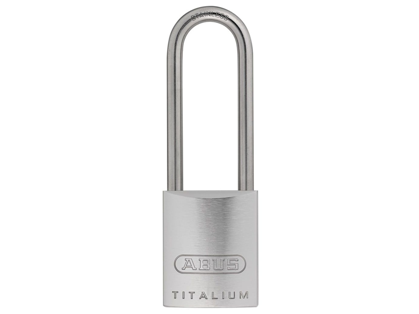 ABUS Mechanical ABU86TI45LSS 86TI/45mm TITALIUM™ Padlock Without Cylinder 70mm Long Stainless Steel Shackle