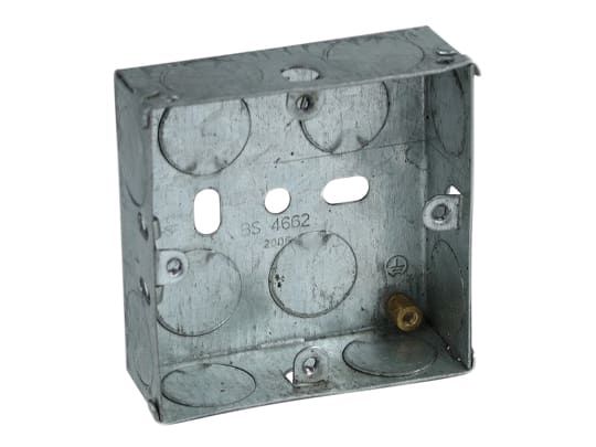 Axiom Electrical AXIMB125 Metal Socket Box 25mm (Pack 10)