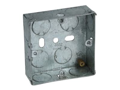 Axiom Electrical AXIMB125 Metal Socket Box 25mm (Pack 10)