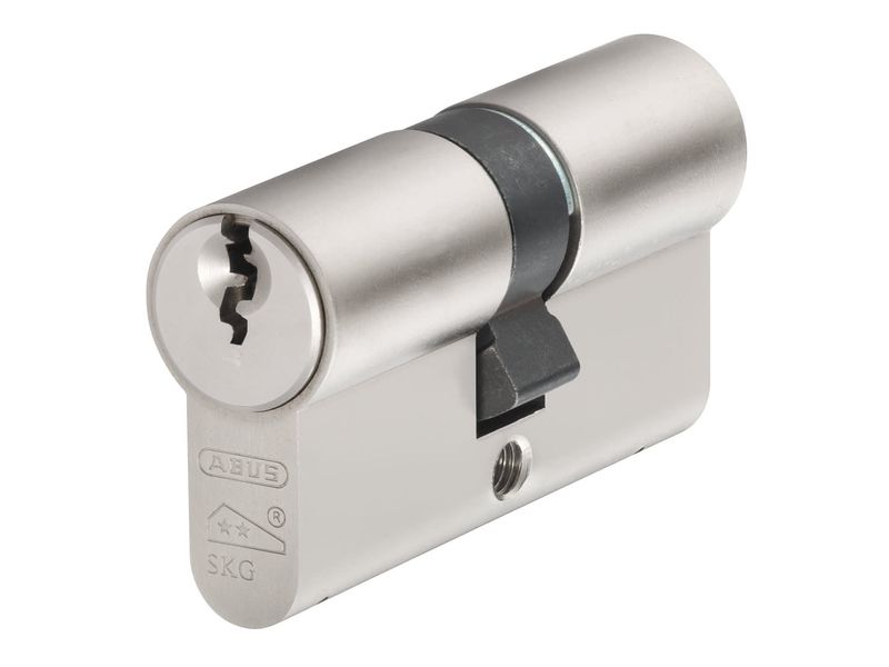 ABUS Mechanical ABUE60N3035C E60NP Euro Double Cylinder Nickel Pearl 30mm / 35mm Visi