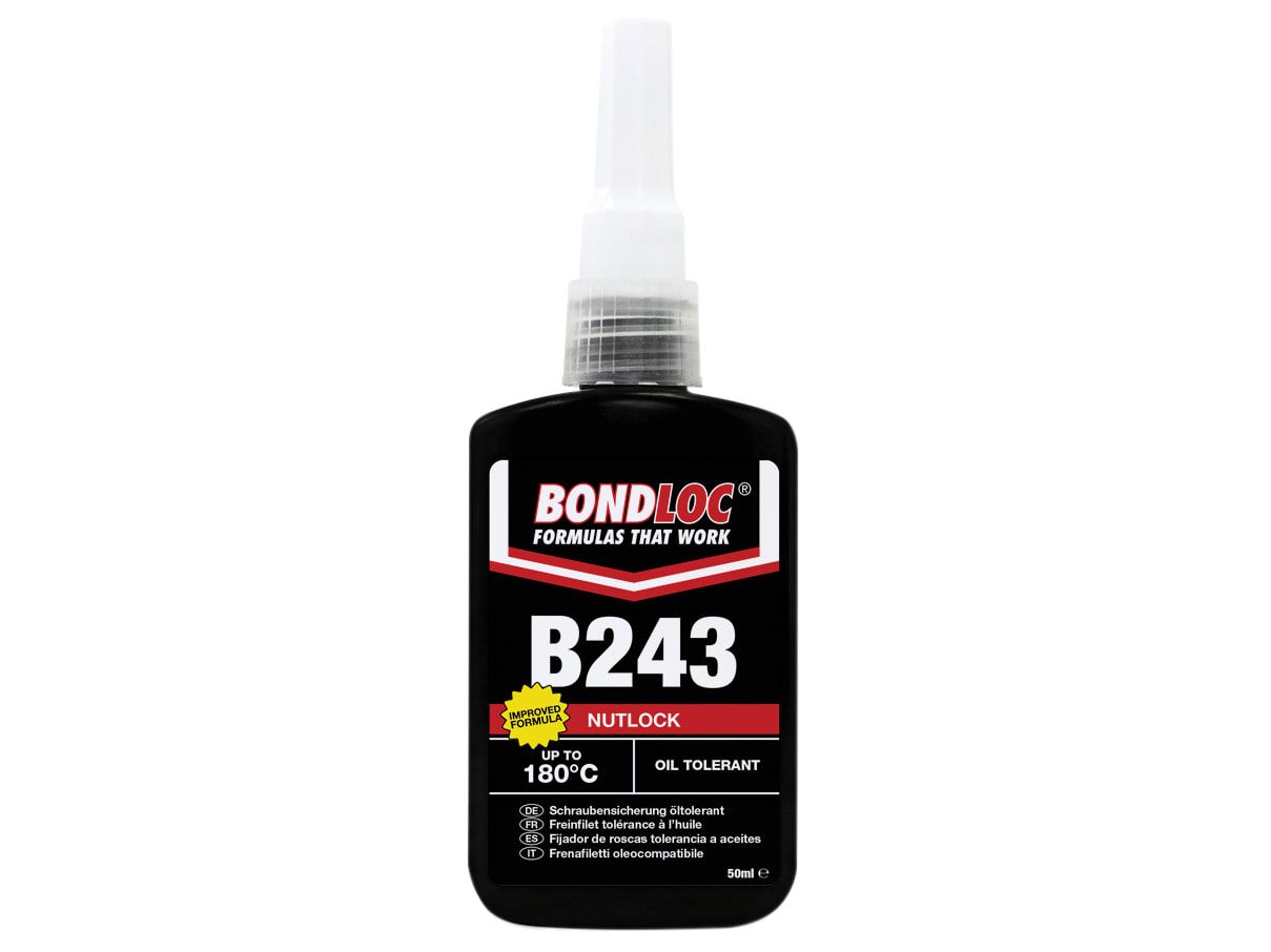 Bondloc BONB24350 B243 Nutlock Medium Strength Threadlocker 50ml