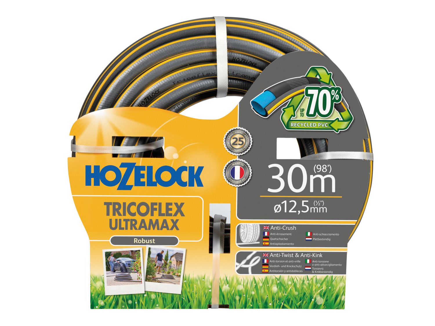 Hozelock HOZ7930 7930 Tricoflex Ultramax Anti-Crush Hose 30m