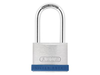 ABUS Mechanical ABUKA80880 40mm Silver Rock™ 5 Padlock Long Shackle 40mm Keyed Alike