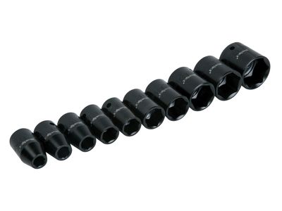 BlueSpot Tools B/S1537 1/2in Metric Impact Socket Set 9-27mm, 10 Piece