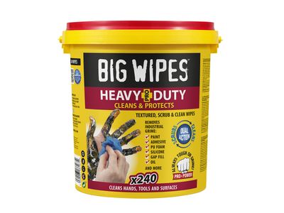 Big Wipes BGW2427 Heavy-Duty Pro+ Antiviral Wipes (Bucket 240)