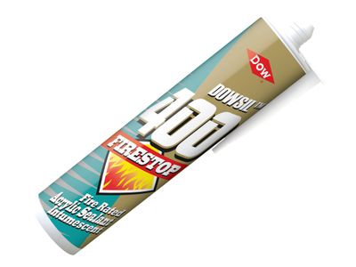 Dowsil DOW2938863 Firestop 400 Acrylic Sealant White 380ml