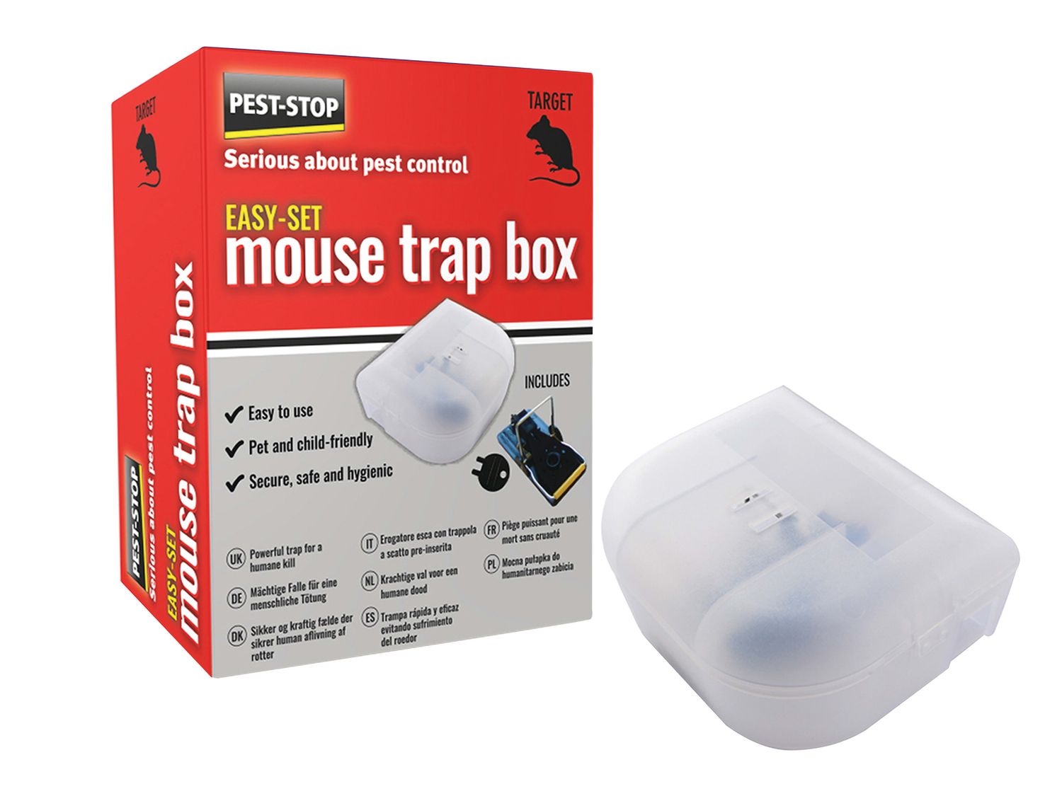 Pest-Stop (Pelsis Group) PRCPSESMTB Easy Set Mouse Trap Box