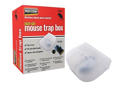 Pest-Stop (Pelsis Group) PRCPSESMTB Easy Set Mouse Trap Box