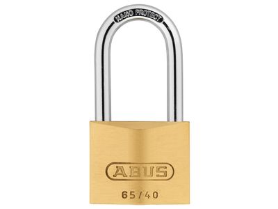 ABUS Mechanical ABUKA12639 65/40mm Brass Padlock 40mm Long Shackle Keyed Alike 6406
