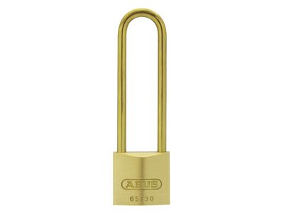 ABUS Mechanical ABU65MB3070C 65MB/30mm Solid Brass Padlock 70mm Long Shackle Carded