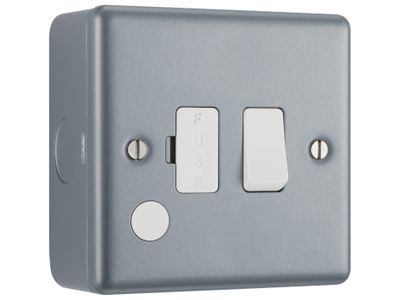 Masterplug MSTMC550F Metal Clad Switched Fused Connection Unit 13A