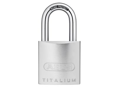 ABUS Mechanical ABU86TI55 86TI/55mm TITALIUM™ Padlock Without Cylinder