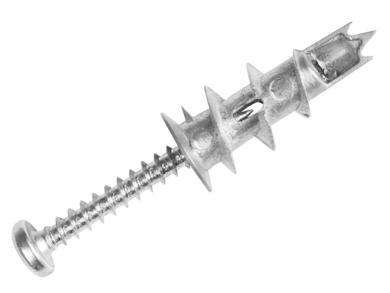 Rawlplug RAW07115 Metal Self-Drill Plasterboard Fixing Pack of 12