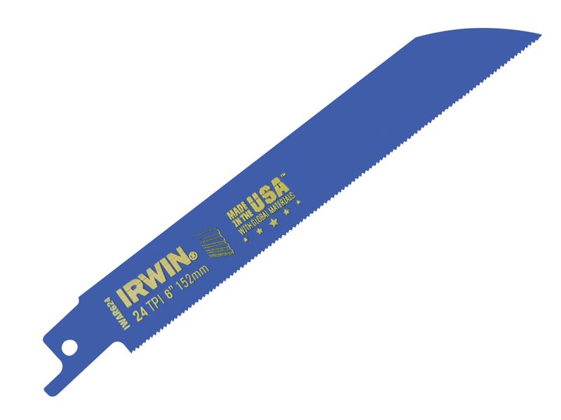 IRWIN IRW10504154 624R Sabre Saw Blade Metal Cutting 150mm 24 TPI Pack of 5