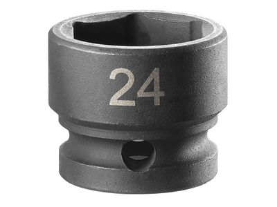 Facom NSS.24A 1/2in 6-Point Stubby Impact Socket 24mm