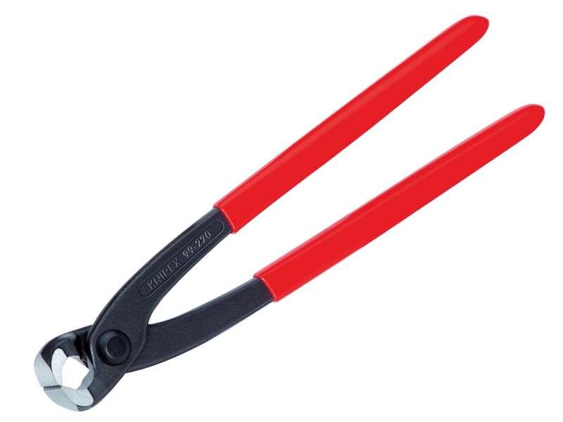 Knipex KPX9901250 Concreter's Nipper Pliers PVC Grip 250mm (10in)