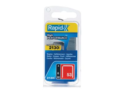 Rapid RPD5000741 53/6B 6mm Galvanised Staples (Pack 2000)