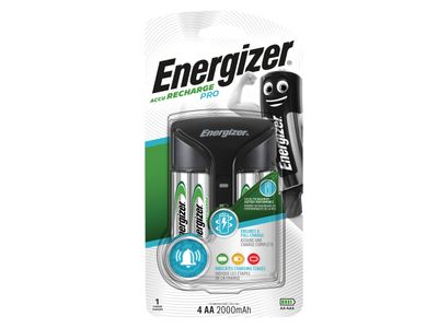 Energizer ENGPROCHARGE Pro Charger plus 4 x AA 2000 mAh Batteries