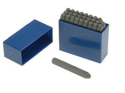 Priory PRIL18 181- 3.0mm Set of Letter Punches 1/8in