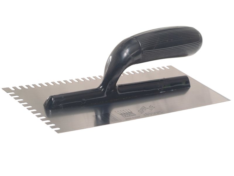 Ragni RAG231 R231 Mastic Trowel U Notches Edge Plastic Handle 11 x 4.3/4in