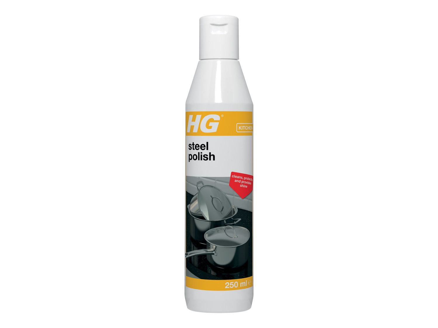 HG H/G168030106 Steel Polish 250ml