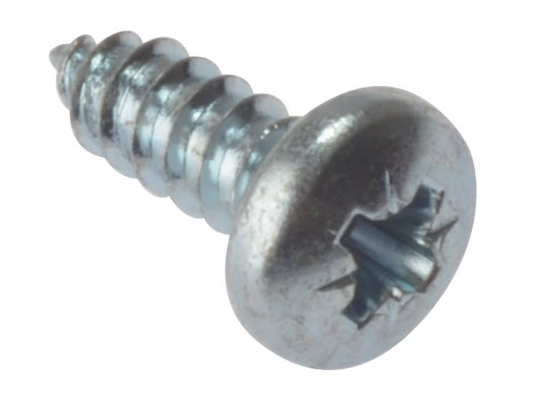 ForgeFix STPP3410ZP Self-Tapping Screw Pan Head ZP 3/4in x 10 (200)