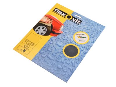 Flexovit FLV26302 Waterproof Sanding Sheets 230 x 280mm Medium 240G (3)