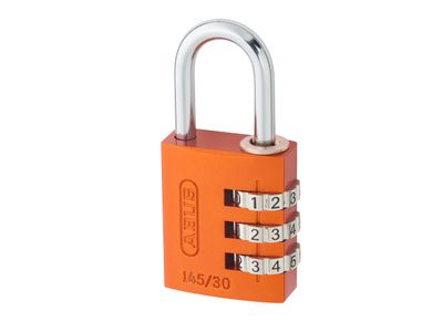 ABUS Mechanical ABU14530ORA 145/30 30mm Aluminium Combination Padlock Orange 46579