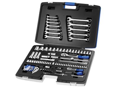 Expert BRIE032911B 1/4 &amp; 1/2in Drive Socket &amp; Spanner Set, 101 Piece