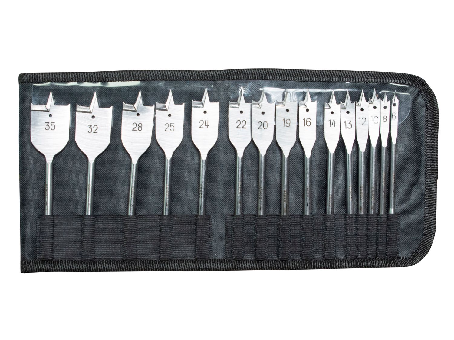 Bahco BAH9529S15P 9629 Series Flat Bit Set, 15 Piece