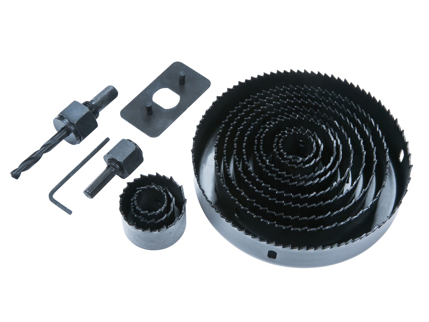 BlueSpot Tools B/S20509 Multi Holesaw Set, 16 Piece 19-127mm