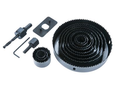 BlueSpot Tools B/S20509 Multi Holesaw Set, 16 Piece 19-127mm
