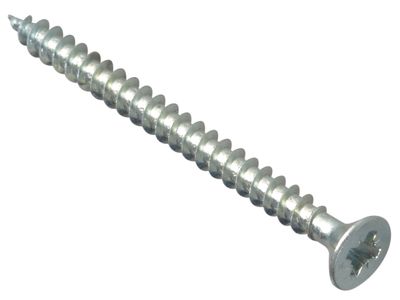 ForgeFix FORMPS450ZP Multi-Purpose Pozi Compatible Screw CSK ST ZP 4 x 50mm Box 200