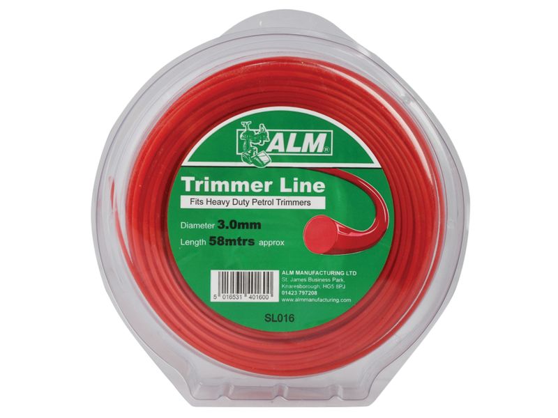 ALM Manufacturing ALMSL016 SL016 Heavy-Duty Petrol Trimmer Line 3mm x 58m