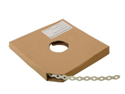 ForgeFix FORPCBW12 White Plastic Coated Pre-Galvanised Band 12mm x 0.8 x 10m Box 1