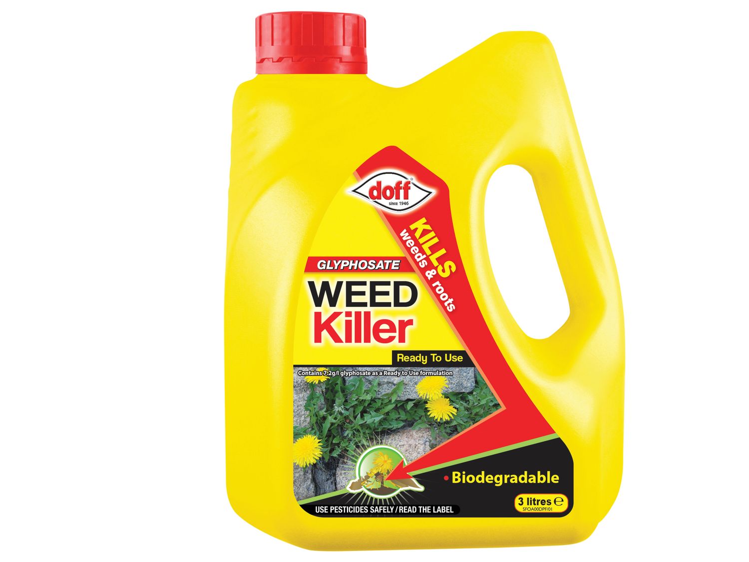 DOFF DOFFOC00 Advanced Weedkiller RTU 3 litre