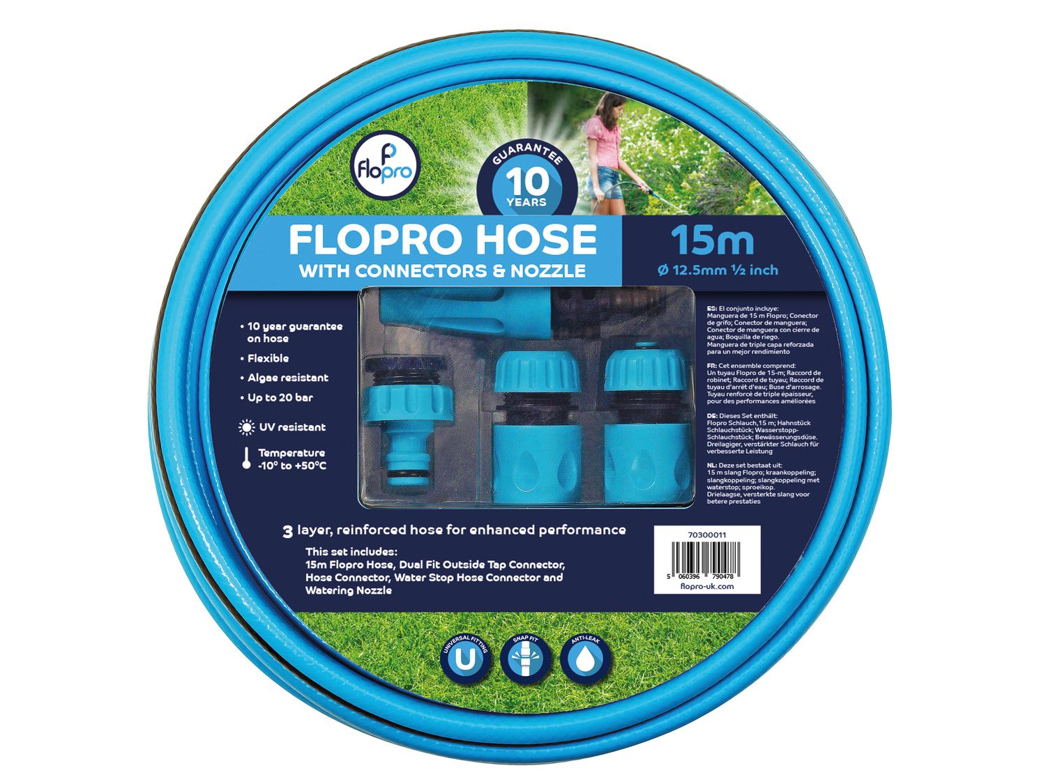 Flopro FLO70300711 Everyday Hose Starter Set 15m