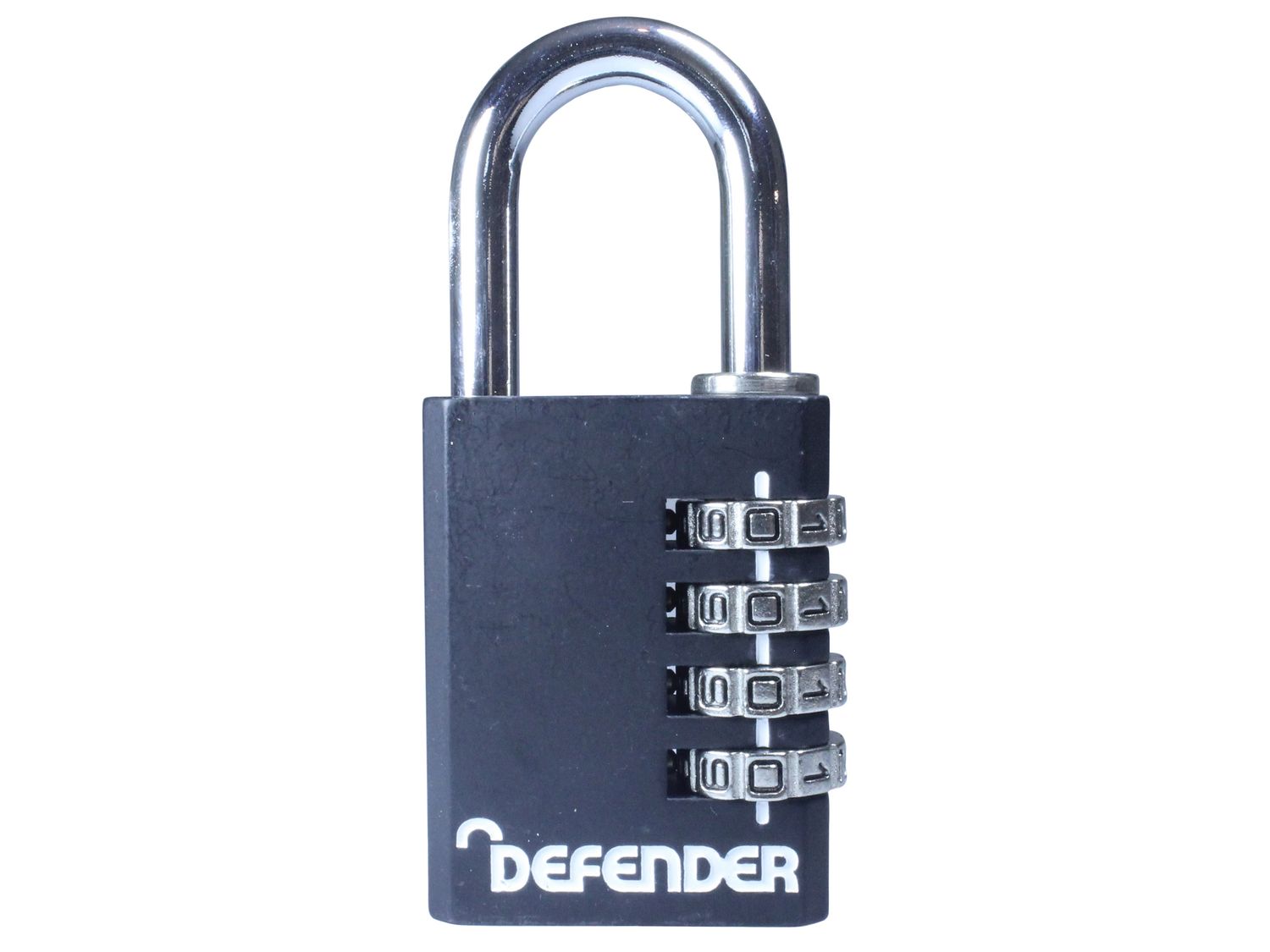 DEFENDER DEFCOMBI40 Black Die-Cast Combination Padlock 40mm