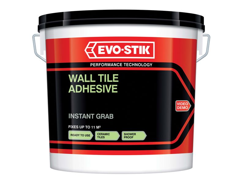EVO-STIK EVO416628 Instant Grab Wall Tile Adhesive 2.5 litre