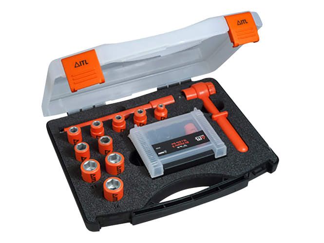 ITL Insulated ITL03097 Insulated 1/4in Drive Socket Set, 24 Piece