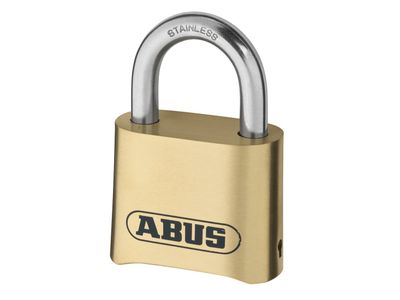 ABUS Mechanical ABU180IB50C 180IB/50 50mm Brass Body Combination Padlock (4-Digit) Carded